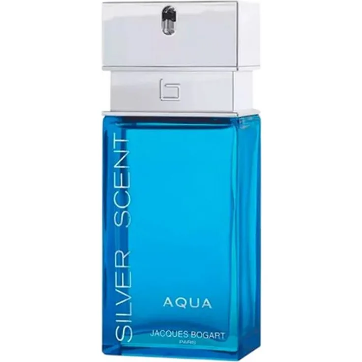 Jacques Bogart Silver Scent Aqua, Eau de Parfum Spray für Herren, 100 ml mit hohem Duftölanteil