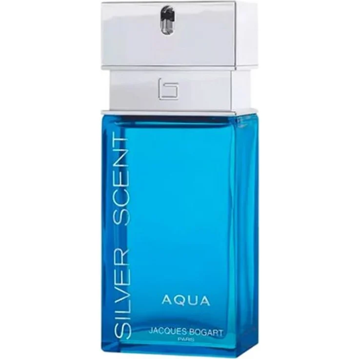 Jacques Bogart Silver Scent Aqua, Eau de Parfum Spray für Herren, 100 ml mit hohem Duftölanteil