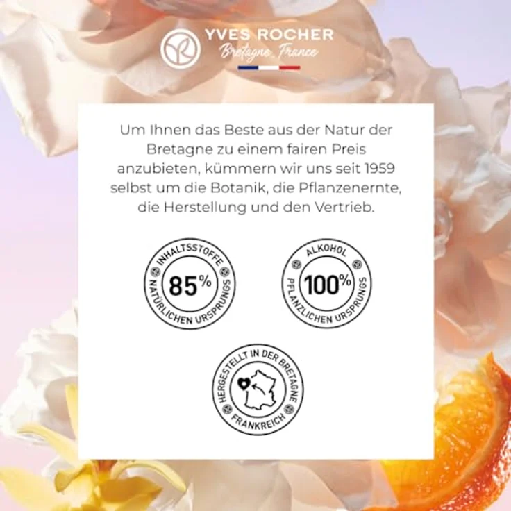 Yves Rocher Mon Evidence Parfum - Damen Holzig-florales Duftelixier -  Strahlende Mandarine, Damaszener-Rose, Vanille & Patschuli - 50 ml – Bild 5