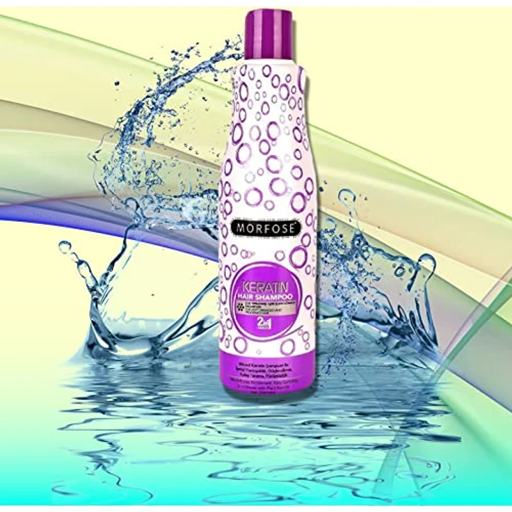 Morfose 2in1 Keratin Hair Shampoo 500ml - Für stark geschädigtes und überstrapaziertes Haar, Seidig weich, pflegend, leicht kämmbar - MORFOSE – Bild 2