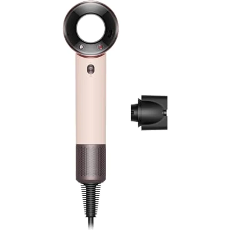 Dyson Supersonic Travel™ Haartrockner, 1220W, kompakt & leicht, intelligente Temperaturregulierung, universeller EU-Stecker, Ceramic Pink/Rose Gold – Bild 1