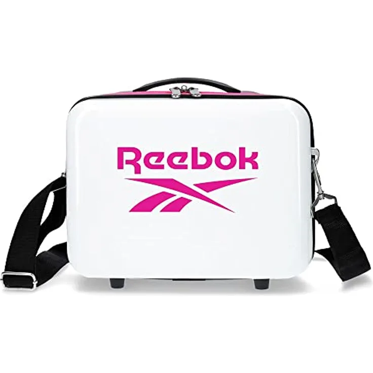 Reebok Maveryck Anpassbarer Kulturbeutel mit rosa Schulterriemen 29 x 21 x 15 cm starres ABS 9,14 l 0,6 kg