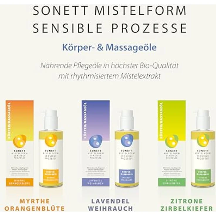Sonett Mistelform Massageöl Lavendel Weihrauch 145 ml  – Bild 3