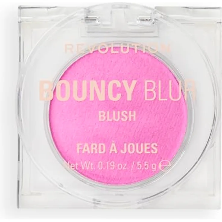 Revolution Bouncy Blur Rouge für strahlende Haut, 5.5 g - vegan, natürliches Rouge für frisches Aussehen