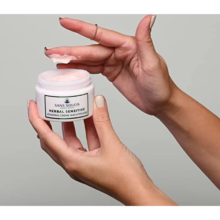 Sans Soucis Herbal Sensitive Johannis Creme Nachtpflege 50 ml Nachtpflege – Bild 4