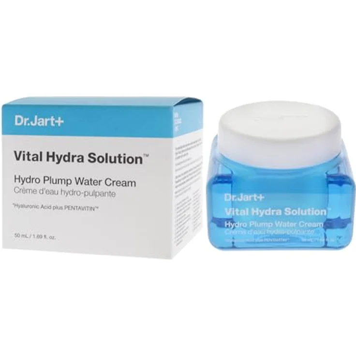 Dr. Jart+ Vital Hydra Solution™ Hydro Plump Water Cream, Gesichtscreme mit Hyaluronsäure, 50 ml, für intensive Feuchtigkeit und schnell einziehende Pflege – Bild 4
