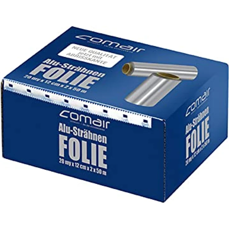 Comair Alu-Strähnen-Folie Silber 2Er-Pack 20 My 2 X 12 Cm X 50 M – Bild 2