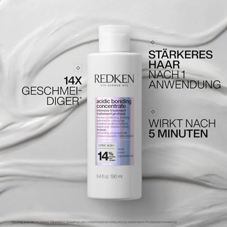 Redken Acidic Bonding Concentrate Intensive Treatment gegen Farbverlust, Mit Bonding Care Komplex, 1 x 190 ml, Zitrusduft – Bild 2