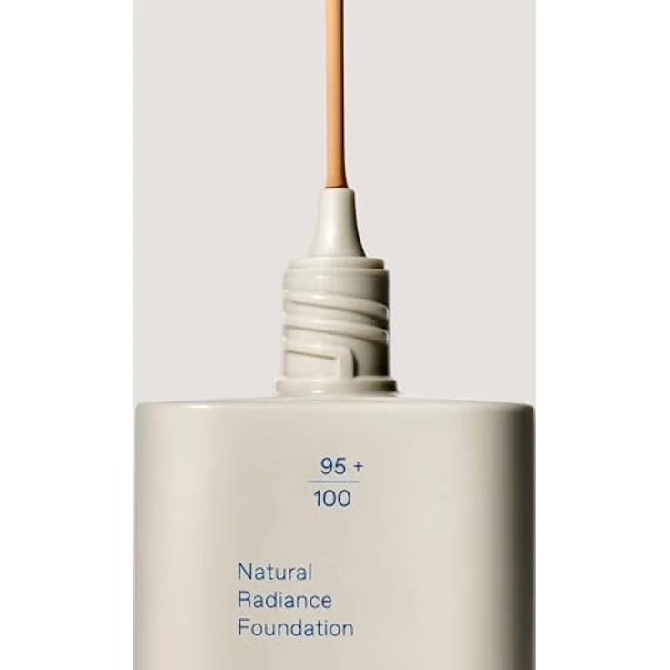 KORRES Natural Radiance Foundation Tan 03, mittlere Deckkraft, mit Pfingstrosen-Blütenextrakt, cremige Textur, vegan, 30 ml – Bild 5