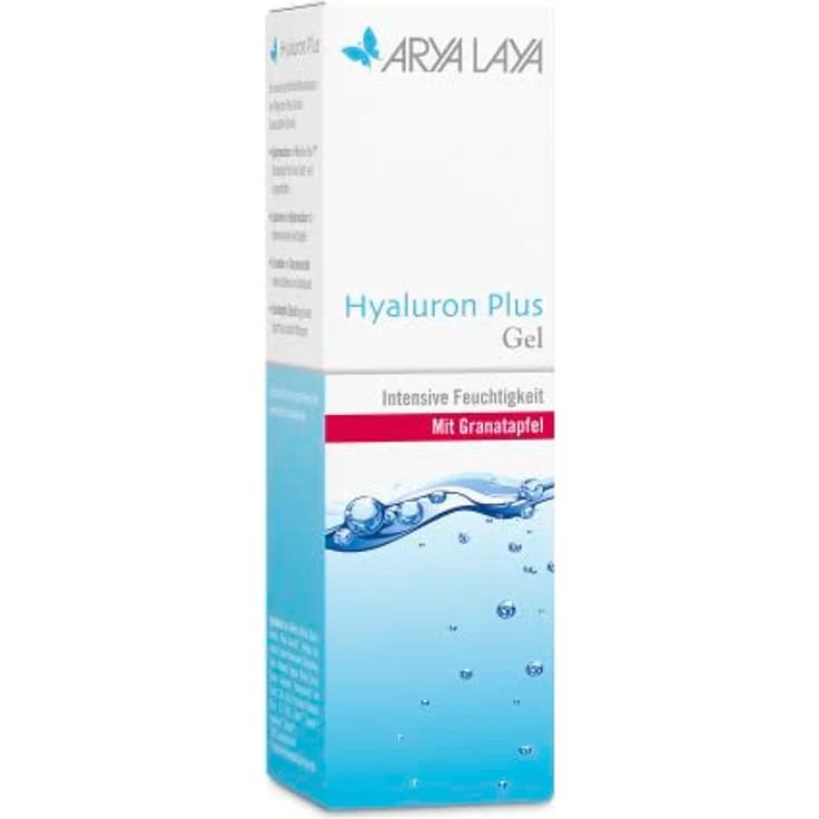 ARYA LAYA Hyaluron Plus Gel mit Granatapfel, 50 ml: strafft, mildert Rötungen & polstert Falten auf, vegan – Bild 5