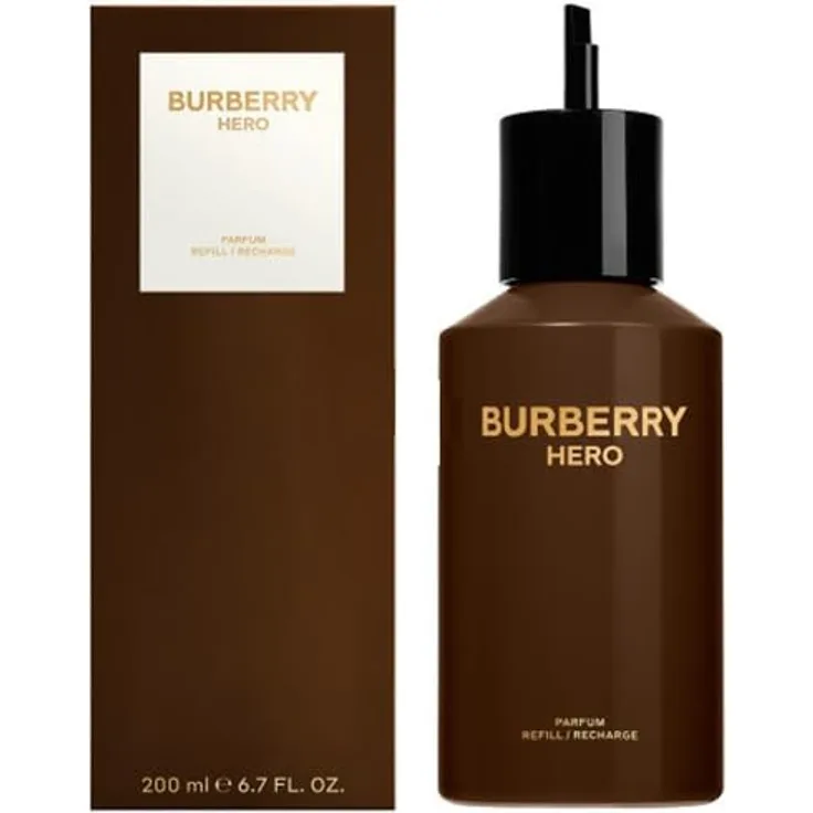 BURBERRY Hero Parfum Refill 200 ml, Eau de Parfum für Männer