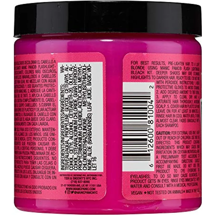 MANIC PANIC Cotton Candy Pink, Haarfarbe High Voltage Classic, 227 ml – Bild 2
