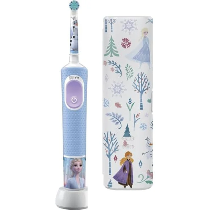 Oral-B Elektrische Zahnbürste Pro Kids, Rotierende-vibrierende Zahnbürste, Akkubetrieben
