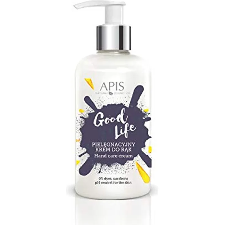 APIS GOOD LIFE Pflegende Creme für die Hände mit Arganöl, Shea Butter und Hyaluronsäure | Parfümierte Linie und Hydrierte Haut | 300 ml
