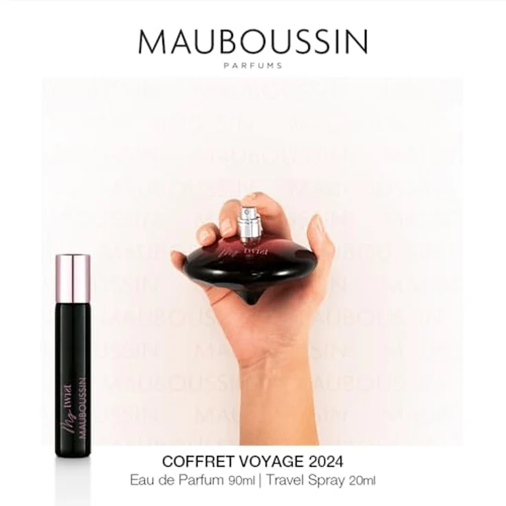 Mauboussin Reise-Set My Twist: Eau de Parfum 90 ml & Travel Spray 20 ml, blumige Duftkomposition mit Vanille und Moschus – Bild 3