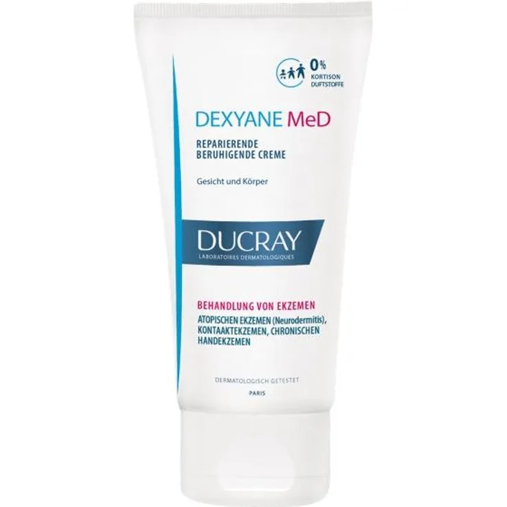 Ducray Dexyane Med Creme, feuchtigkeitsspendende Gesichtscreme, 30 ml, rezeptfrei