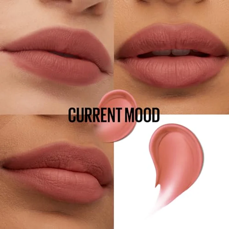 Maybelline New York Superstay Teddy (Tint) Lippenstift, Extra langanhaltende Farbe mit soft-mattem Finish, Farbe: 10 Current Mood – Bild 2
