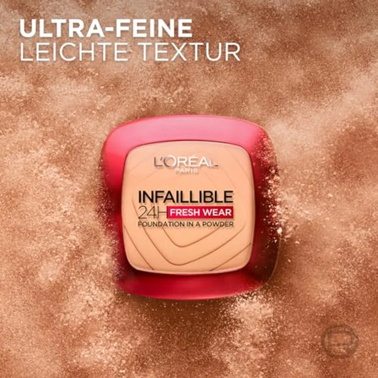 L'Oréal Make-up-Puder Infaillible 24H Fresh Wear  N.040 Cashmere 9 g – Bild 5