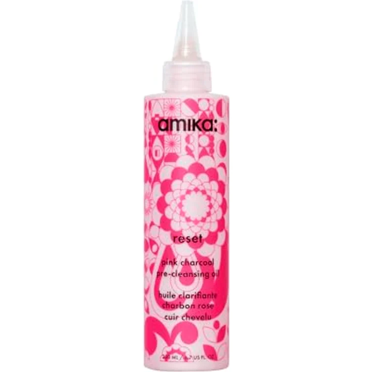 Amika Reset Pink Charcoal Scalp Cleansing Oil, Öl-zu-Schaum-Reinigungsprodukt für die Kopfhaut, 150 ml – Bild 1