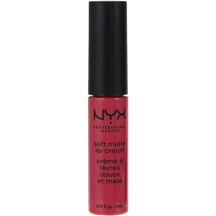 Nyx Professional Makeup Soft Matte Lip Cream, Cremiges Und Mattes Finish, Hochpigmentiert, Langanhaltend, Vegane Formel, Farbton: Prague 8 ml – Bild 2