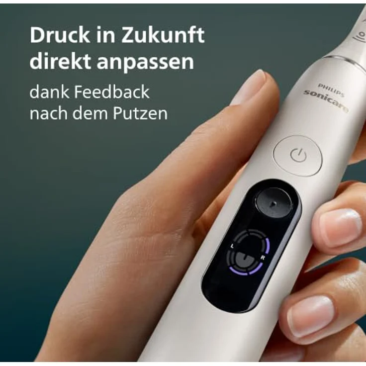 Philips Sonicare 8000 HX8311/11, elektrische Schallzahnbürste mit USB-Ladefunktion, Drucksensor und Reiseetui für effektive Plaque-Entfernung – Bild 8