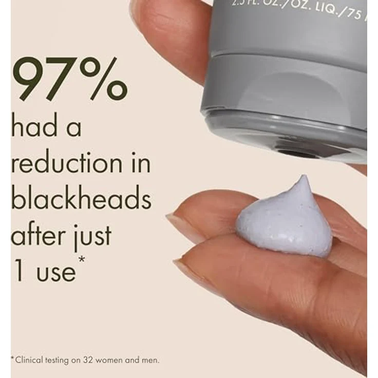 Origins Clear Improvement Blackhead Clearing Mask-To-Scrub, Gesichtspeeling für fettige Haut mit Salicylsäure und Bambuskohle, 75 ml – Bild 2