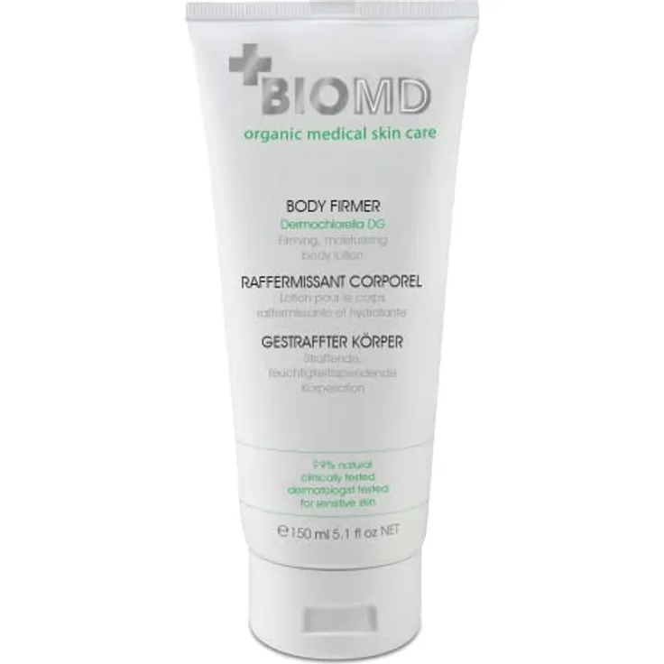 BIOMED Body Firmer 150ml - Enthält Dermopchlorella Zutaten DP, Younger-looking skin texture, mit neuem Kollagenimpuls