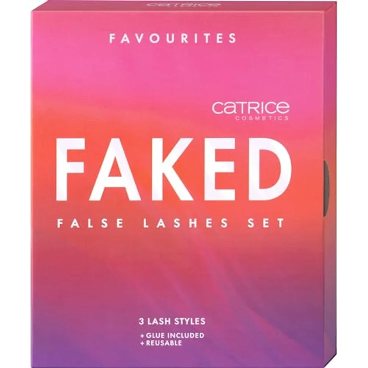 Catrice Faked Künstliche Wimpern vorteilhafte Packung, 3x2 Stück, für einen dramatischen Blick – Bild 1