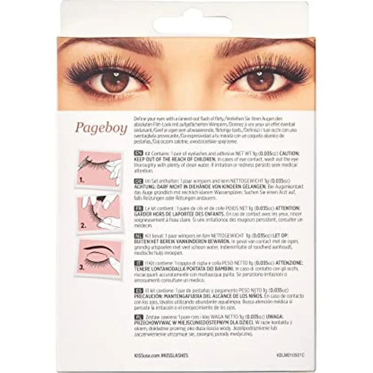 KISS KISS KISS Blowout Lash Multi Pack (4 pairs) - Pageboy Künstliche Wimpern 1 Stück – Bild 8