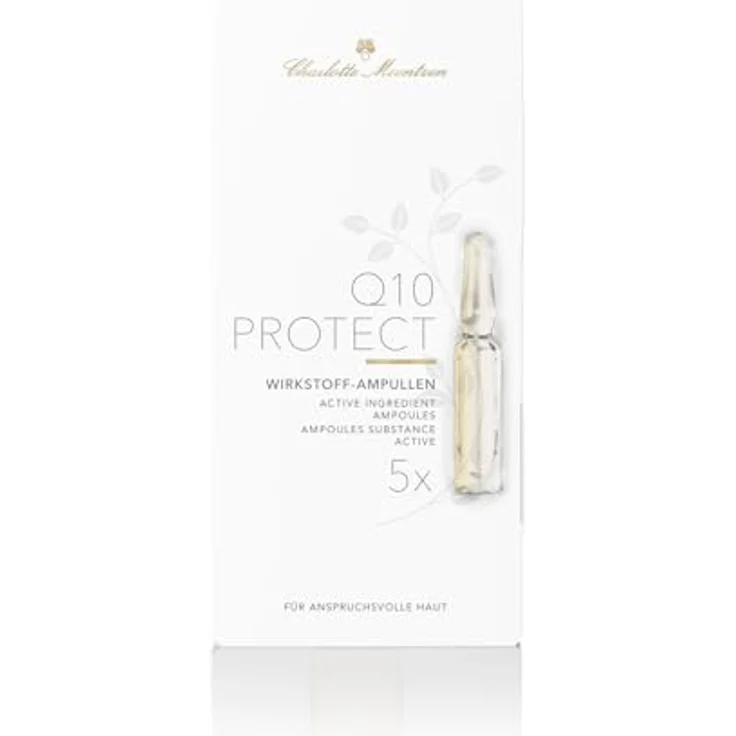 Charlotte Meentzen Q10 Protect, Ampullenserie mit 5 x 10 ml, antioxidatives Anti-Aging Gesichtsserum – Bild 2