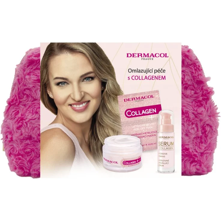 Dermacol Collagen Geschenkset, Peel-Off-Masken und Verjüngungscreme für jugendliches Aussehen, 50 ml, 30 ml, 2x7,5 ml
