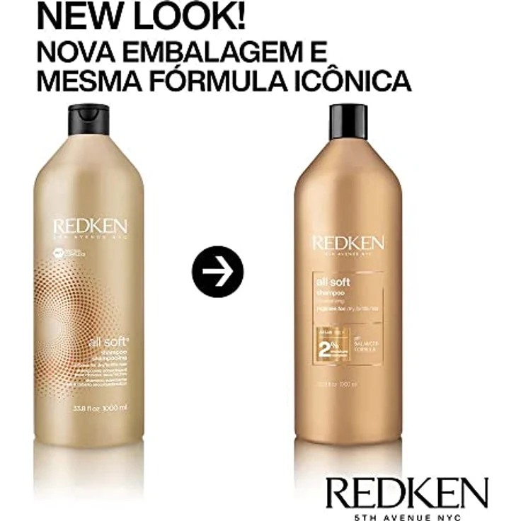 Redken Shampoo Haircare All Soft Shampoo 1000 ml – Bild 5
