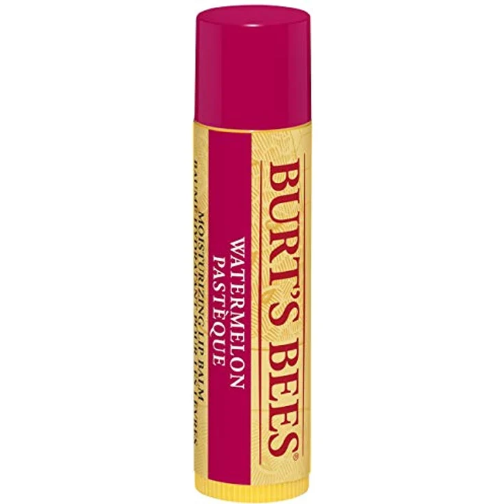 Burt's Bees Watermelon Lip Balm, feuchtigkeitsspendende Lippenpflege mit fruchtigem Wassermelonen-Duft, 4,25 g – Bild 4