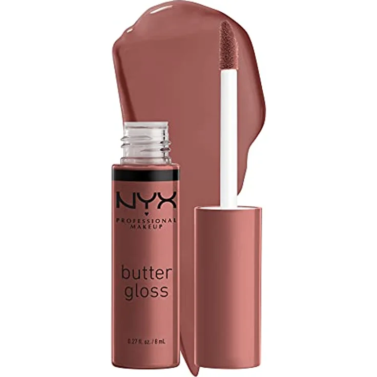 NYX PROFESSIONAL MAKEUP Butter Gloss 47 Spiked Toffee, seidig-glänzender Lippenstift mit köstlichem Geschmack – Bild 1