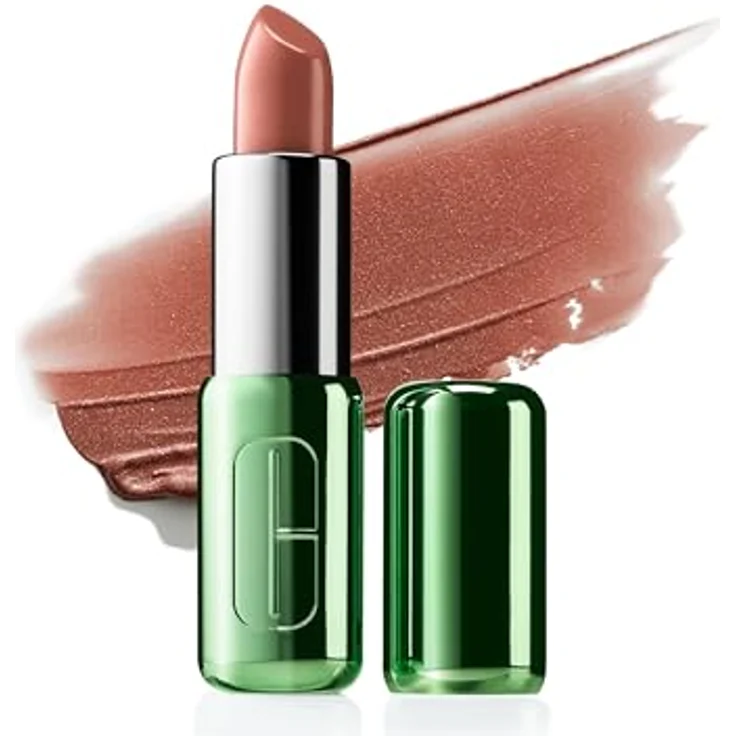 Clinique Pop Longwear Lipstick 02 Bare Pop, Langanhaltender Lippenstift mit integriertem Primer, 3,9 g – Bild 2