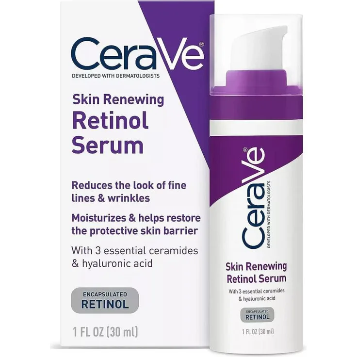 CeraVe Haut Renewing Serum, Retinol Serum mit Hyaluronsäure und Niacinamid, 30 ml