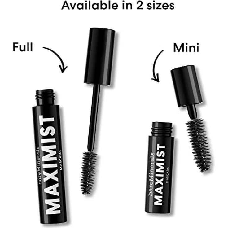 bareMinerals BARE MINERALS, MAXIMIST VOLUMIZING PHYTO-FIBER MASCARA - BLACK, 9 ML., Andere – Bild 5