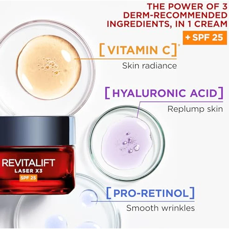 L'Oréal Paris Revitalift Laser Renew Anti-Ageing Anti-Falten-Tagescreme SPF20 50 ml Tagespflege für Damen und Herren – Bild 4