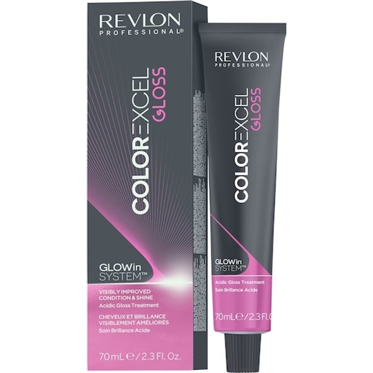 Revlon Professional Color Excel Gloss Acidic Treatment, Professionelle Haarfarbe Unisex mit pflegender Cremerezeptur, 70 ml
