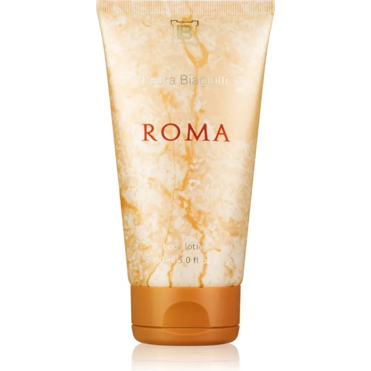 Laura Biagiotti Roma for her Bodylotion, parfümierte Körperpflege für Damen, 150 ml, zieht schnell ein, spendet langanhaltende Feuchtigkeit