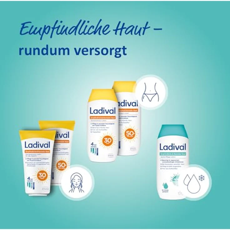 Ladival Empfindliche & Normale Haut Après Lotion, kühlende Pflege für nach der Sonne, 200 ml – Bild 8