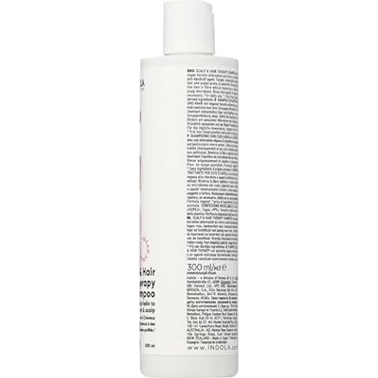 Indola Scalp&Hair Therapy Shampoo 300ml, Shampoo mit veganem Keratin zur Behandlung von Kopfhaut und Haar, feuchtigkeitsspendend und sanfte Reinigung für schuppenfreies Haar – Bild 4
