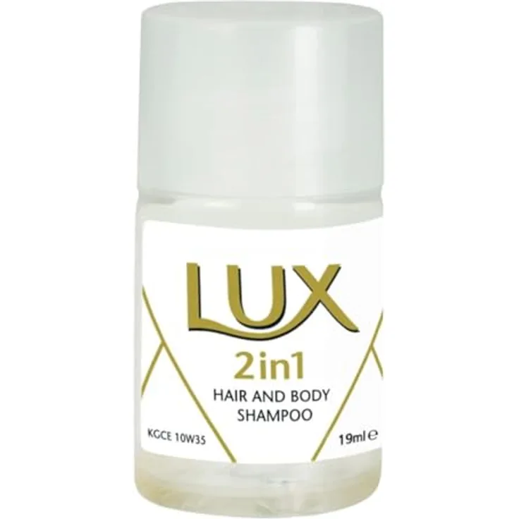 Diversey Lux Professional, 2in1 Duschgel und Shampoo, für Hotel & Pension, 50 x 19 ml (Mini)