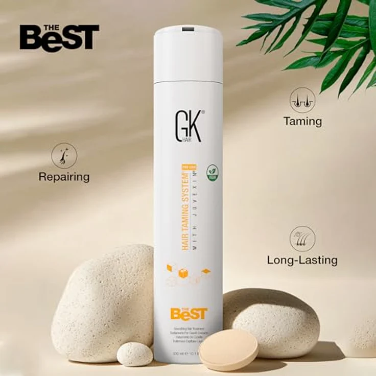 GK Hair The Best Keratin, Glättende Haarcreme für professionelle Anwendung, 300 ml – Bild 5