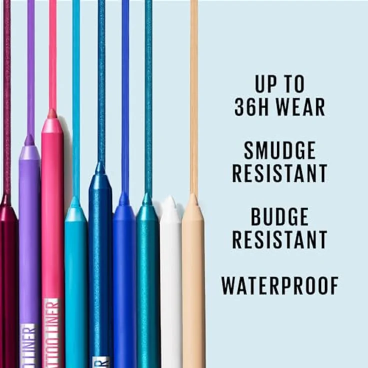 Maybelline Tattoo Liner Präziser Gel-Kajalstift 1,3 g Farbton 901 Intense Charcoal – Bild 4