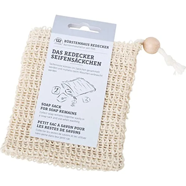 Redecker Seifensäckchen aus 100% Sisal, 11x14 cm
