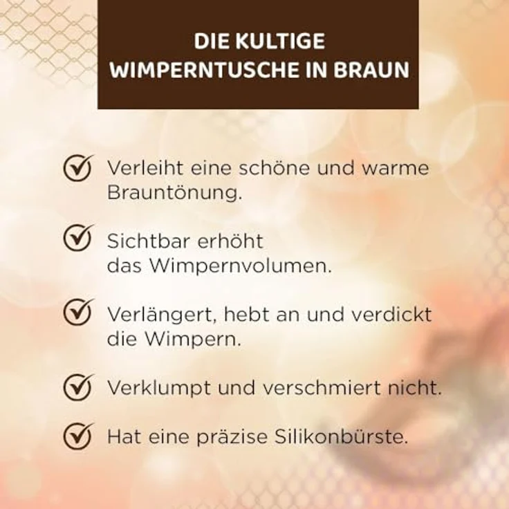 EVELINE KOL Mascara VARIERE LASHES SHOW, 10 ml, volumengebende Mascara in Braun – Bild 4