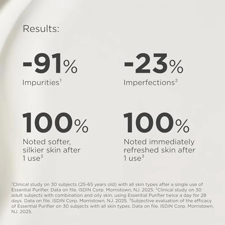 Isdin Isdinceutics Essential Purifier, Gesichtsreinigungsschaum, 150 ml - sanft und effektiv, entfernt Unreinheiten, für tägliche Anwendung – Bild 6