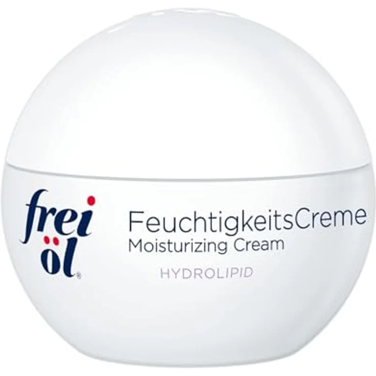 frei öl Hydrolipid FeuchtigkeitsCreme, Gesichtscreme mit Aloe Vera, Urea, Jojoba- und Borretschöl, 48h intensive Feuchtigkeit, vegan, 50 ml – Bild 2