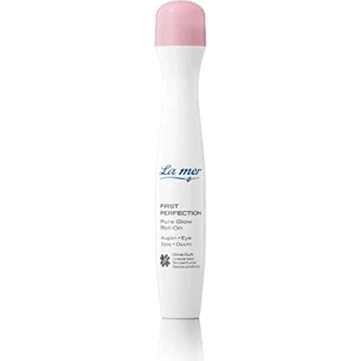La mer First Perfection Pure Glow Roll-On - Augengel gegen die ersten Zeichen von Aging - Glättet die Haut und spendet Feuchtigkeit - Mindert Schwellungen, Augenringe und rote Äderchen - 15 ml
